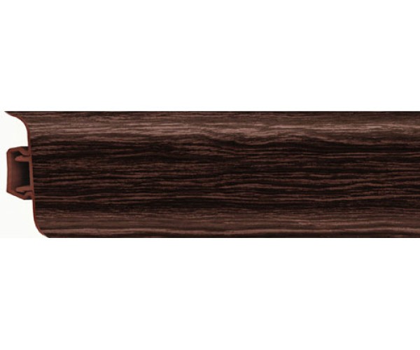 Плинтус ПВХ Rico Leo 197 Черный палисандр